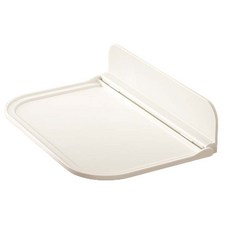 베리어스몰 접이식 벽면 선반 화장실 침대 옆 휴대폰 펀치 프리 기숙사 수납 선반 셋톱박스 선반 욕실, 1단, 화이트