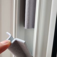 에코와이드 끼우는 문풍지 창문 틈새막이 외풍 창틀 바람막이 L, 10개