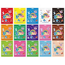 종이나라 클레이나라 50g 15색 세트 (실링백 포장), 혼합