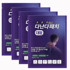 근육 관절 토르말린 원적외선 파스 다난다 패치 대형, 4개, 20매입