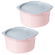 미엘 스토리 국산 특허받은 스팀홀 국산 전자레인지 용기 계란 찜기 1000ml 2개, 1세트