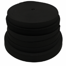 고무밴드 허리끈밴드 너비 5cm 40M 1롤, 1개, 블랙