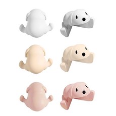 도나토르 귀여운 강아지 테이블 모서리 보호캡8p, 8개, 화이트