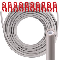 정수기호스 장거리 국산 6mm 안전커버링 투라인 50M 100M (옵션선택), 안전커버링6mm호스50M, 1개