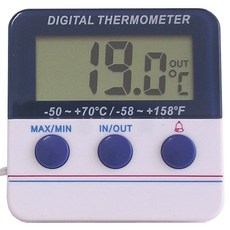 디지털 냉장고온도계 DTA-5070 냉동고온도 수온계 -50도+70도, 혼합색상, 1개