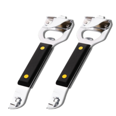 만능 캔따개 캔오프너 통조림 따개, Y01블랙, 2세트