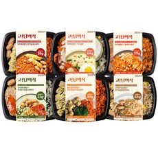 편한한끼 고단백식 2주 닭가슴살 식단 도시락 6종, 6종 12팩, 220g, 1개