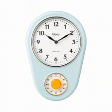 빈티지 레트로 파스텔 벽시계 무소음 거실 인테리어 벽걸이 시계, 소다