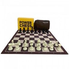 가야체스 파워 파우치 체스 세트 간편 휴대 보관 보드게임 선물 국내체스대회용, 혼합색상, 1개