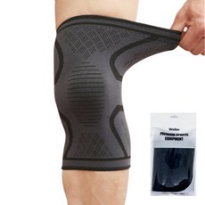 웰럽 프리미엄 NEW 무릎 보호대, 1세트, 블랙