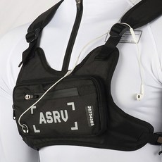 오토바이 조끼 바이크 조끼가방 메신저백 배달조끼, 가슴벨트포켓