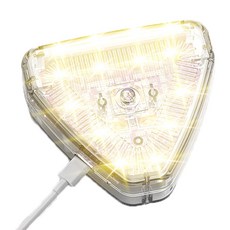 자전거 오토바이 헬멧 led 후미등 안전등 라이트 USB 충전형 방수 비콘라이트 BCL-2, 1개