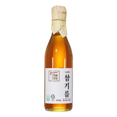 [더맑음] 100% 통깨 저온압착 참기름, 1개, 350ml