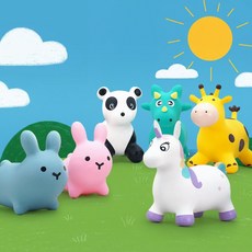 이고진 어린이 애니멀 점핑볼 토링이 토끼볼 유아 아기 짐볼 호핑볼 콩콩이, 드림이(유니콘)