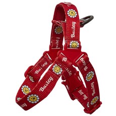 베일리펫 데이지 워키 하네스 강아지 앞섬방지 산책용 경량 가슴줄, 레드