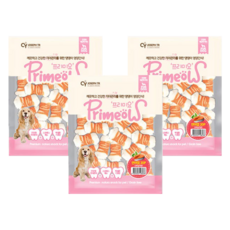 프리미요 강아지 딩고 덴탈껌 7cm 20p, 연어, 240g, 3개