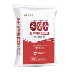 NPK 10-20-30 개화.결실기 수용성복합비료 _토생수10kg, 1개, 10kg