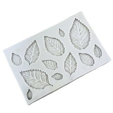 [이브닝메종] 나뭇잎 12구 잎사귀 실리콘 데코 몰드, 나뭇잎 BB3, 1개