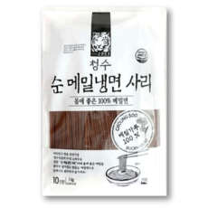 (무료배송) 청수 순 메밀 냉면 사리 100% 메밀, 1개, 1kg
