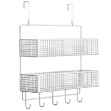 휴랫 다용도 고급 도어행거, 화이트