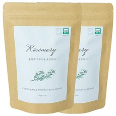 올바르다 유기농 로즈마리 차 티 티백, 2봉, 25개입, 1g