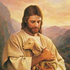 치트몰 DIY 보석십자수 7종 40x50 캔버스형 액자, 1개, 예수