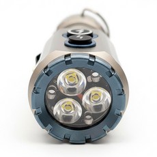 바이훔 미니 포켓랜턴 소형손전등 충전식 휴대용 라이트 작업등 탐조등 캠핑 서치라이트, 1세트, 실버