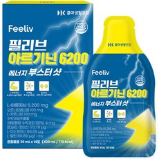 필리브 에너지 부스터샷 아르기닌 초고함량 6000mg, 14회분, 2박스