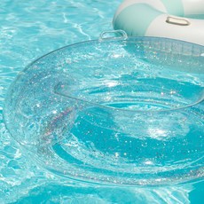 이츠라이프 시그니처 스트라이프 성인 원형 튜브, 1개, 샤인글로우