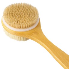 라이프컴바인 양면 돈모 바디브러쉬 등드름 등밀이 바디 목욕 샤워솔, 1개, 1개입, 월넛