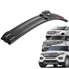 1+1 포드 익스플로러 4세대 5세대 6세대 전차종 순정 호환형 초밀착 와이퍼 윈도우 브러쉬 와이퍼블레이드, T2-익스플로러U625(20-현재)-650+525/B1