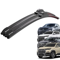 렉스턴 G4 올뉴 스포츠 칸 쿨멘 전차종 초밀착 와이퍼 윈도우 브러쉬 와이퍼블레이드, SDT-렉스턴/스포츠(18-현재)-650+500/B2