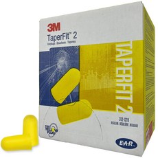 3M Taperfit2 귀마개 1각 200쌍 귀마개 이어플러그, 1개, 100쌍