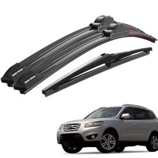 쉽딱 트리플 전면 후방 와이퍼 3P 세트, 싼타페cm/더스타일(05~12)