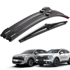 쉽딱 트리플 전면 후방 와이퍼 3P 세트, 디올뉴스포티지NQ5(21~현재)