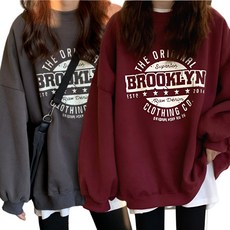 베르슈어 브룩클린 기모 맨투맨 2종 세트