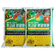 거목산업사 분갈이흙 대용량 묶음 할인세트 끝판왕 원예 배양토, 2개, 30L