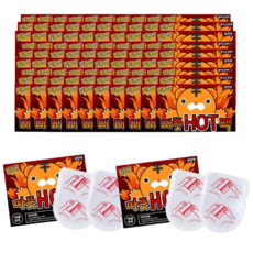 NEW 붙이는 발핫팩 발난로 발바닥핫팩 2p, 70개