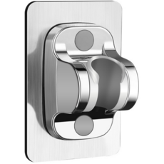 카티크 20kg 내하중 무타공 각도조절 욕실 샤워기 거치대, 실버