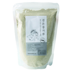 죠애나 쪄서 볶은 서리태 검은콩 가루 분말 100% 국산, 2개, 500g