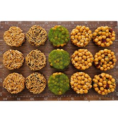 연의당 수제 오란다 강정 선물세트 전통 수제과자 답례품 선물 21개입 기본(혼합), 1세트, 735g