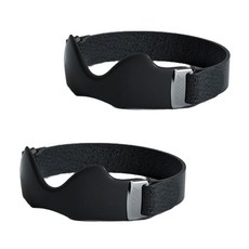 어반러닝 실리콘 슬개건 무릎보호대 러닝 등산 테니스, 솔리드 블랙, 2개