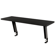 벨로딜 정리본능 공간확장 바로조립 책상 위 미니 선반, 1단, 블랙