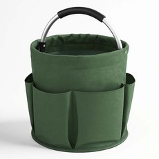 마켓제이영 접이식 휴대용 캠핑바구니, 1개, 1단, 그린