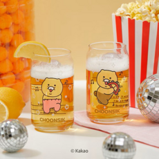 춘식이 흥부자 캔소맥잔 2P 세트, 1개