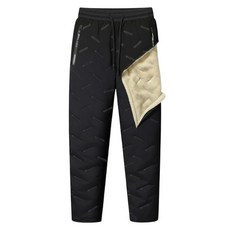 블루픽 기모 방한바지 패딩 작업복 조거팬츠