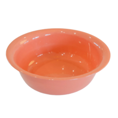 디자인 컬러 세수대야, 오렌지레드, 1개