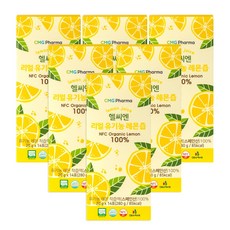 CMG제약 헬씨엔 100% 리얼 유기농 NFC 레몬즙 10박스 총140포+CMG 쇼핑백증정 1개, 10개, 280g