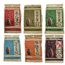 챠챠해바라기씨 6종세트 오향맛 오리지널맛 코코넛맛 피칸맛 캬라멜맛 마라맛 해바라기씨, 1세트, 1.3kg
