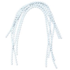 본라이프 양변기 화장실 변기 손잡이 레버줄 교체용 구슬줄 양변기부속 덮개줄, 백색, 6개